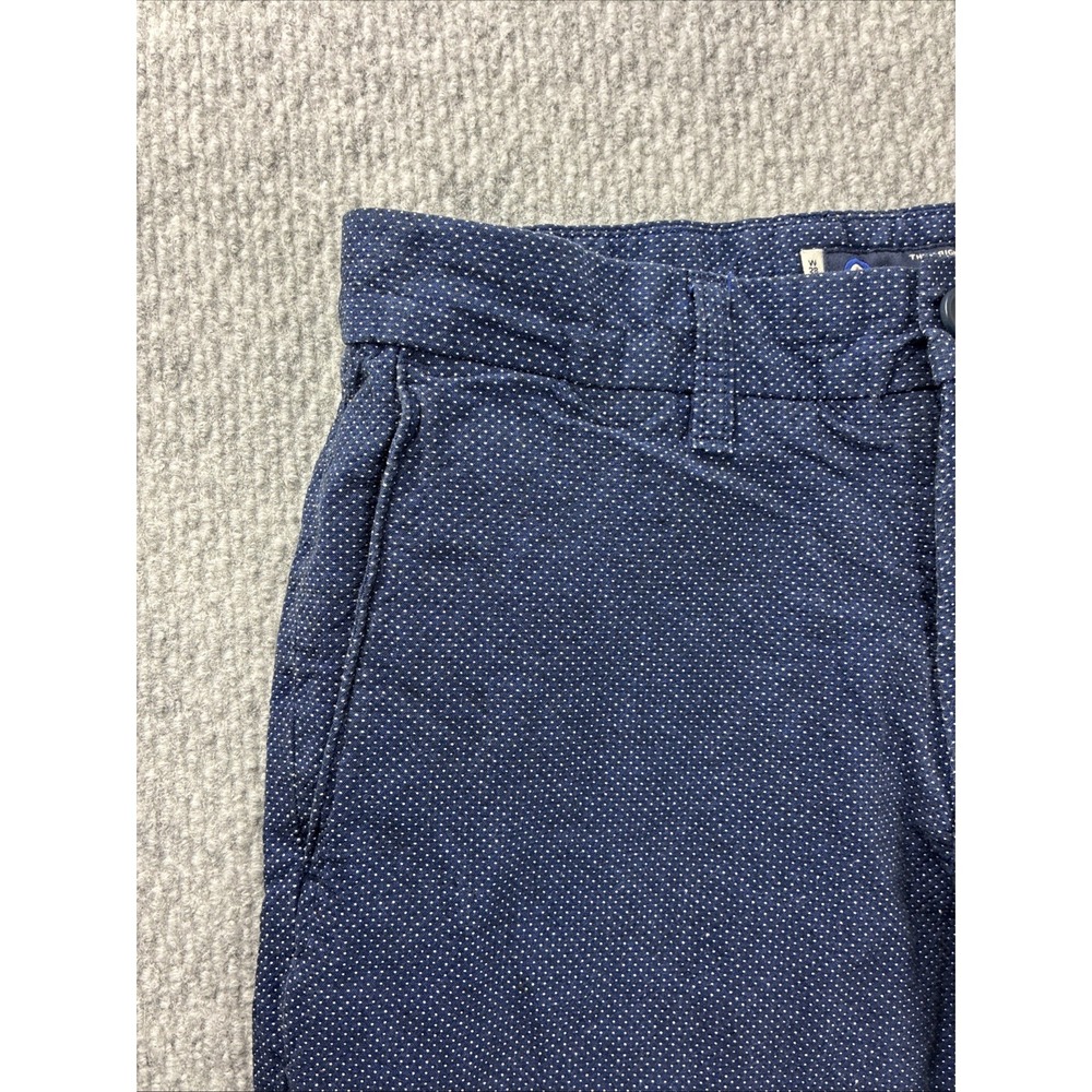 Ben Sherman The Original Men's Navy Blue Micro Dot Chico Shorts W28 100% Cotton - Picture 2 of 9